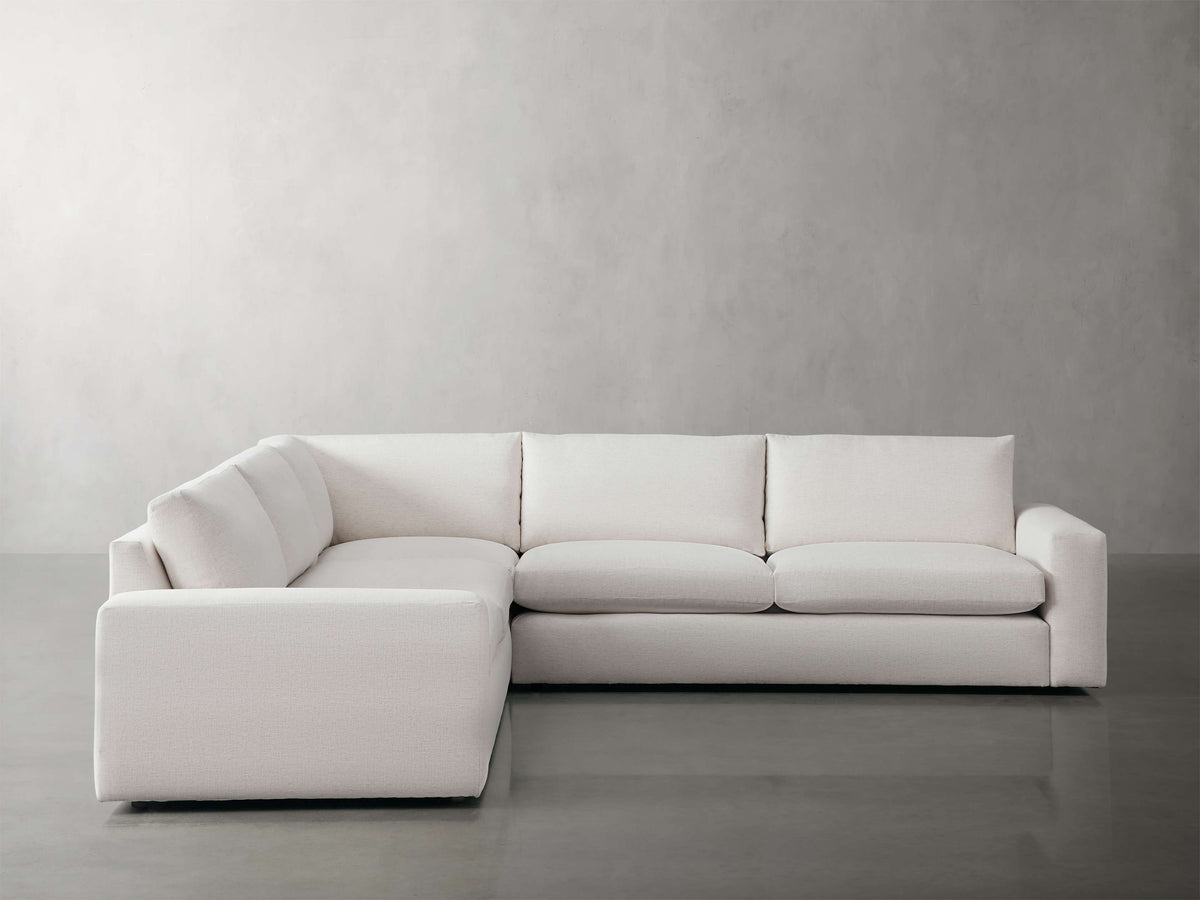 Kipton Wide Arm Three-Piece Corner Sectional