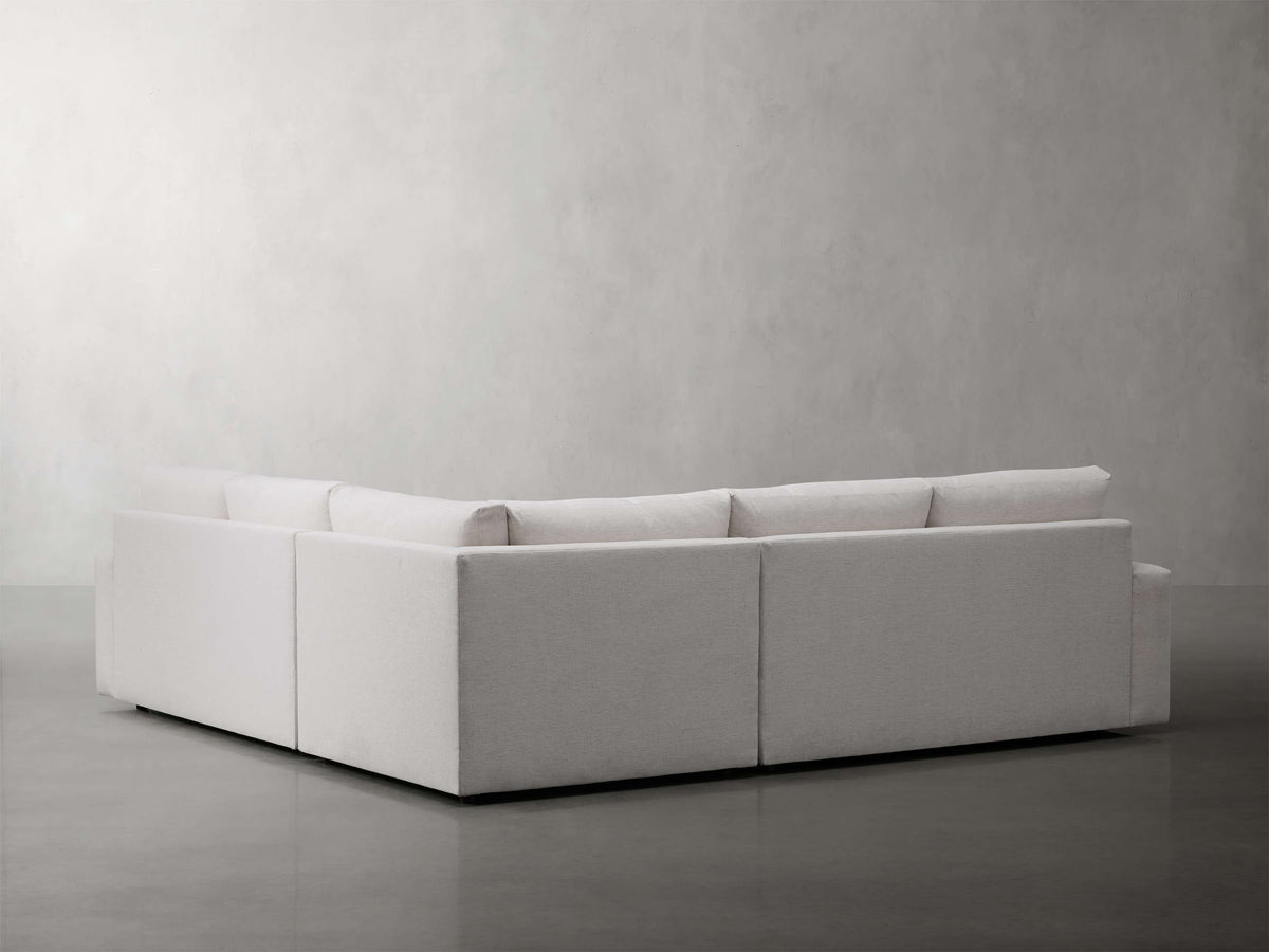 Kipton Wide Arm Three-Piece Corner Sectional