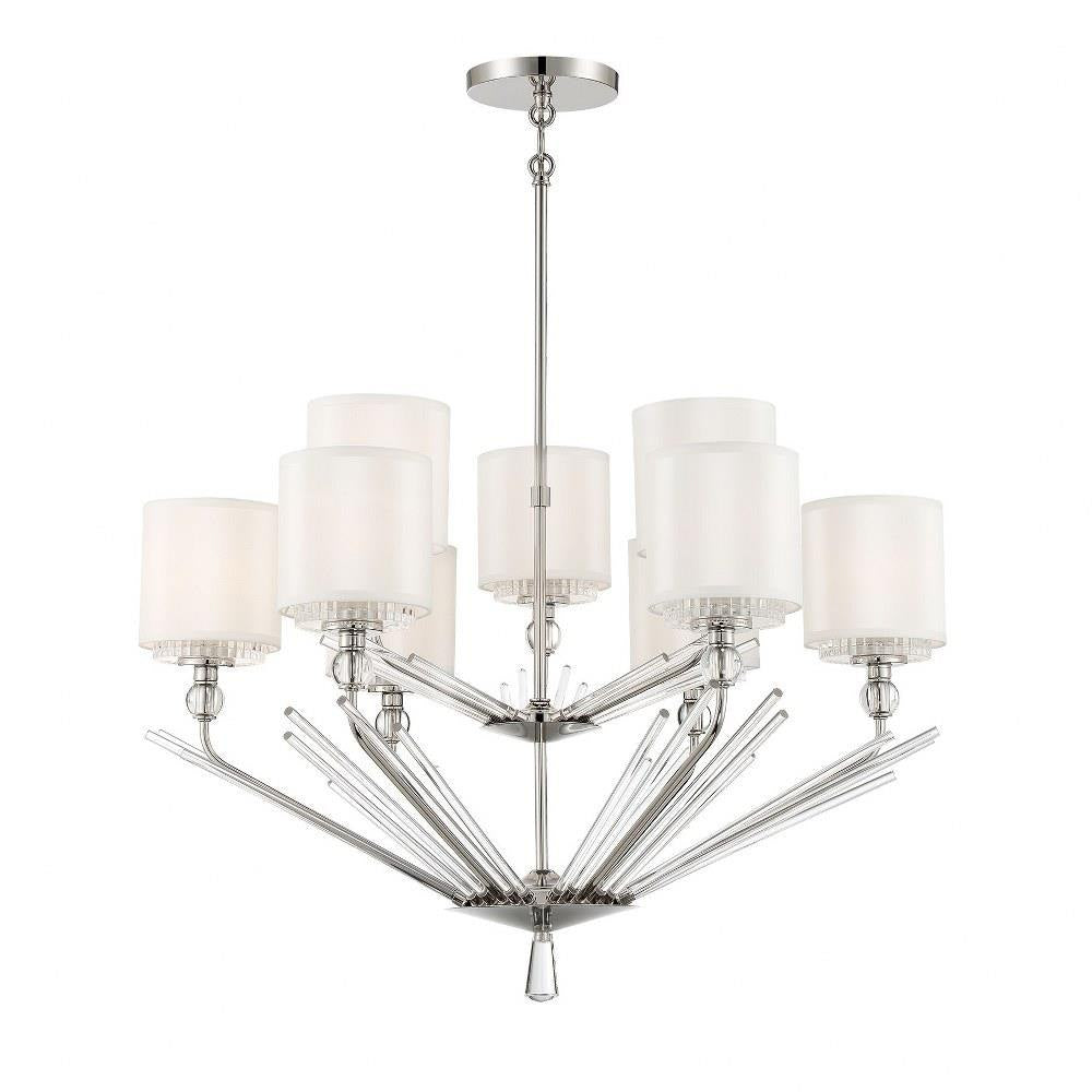 Bailey Street Home - 109-BEL-4974497 - Robertson Valley - 9 Light Chandelier-32 Inches Tall and 32 Inches Wide