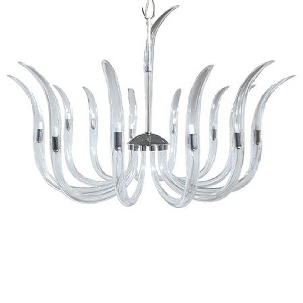 Bailey Street Home - 109-BEL-4974538 - Williams Oaks - 14 Light Oval Chandelier-15 Inches Tall and 35.5 Inches Wide