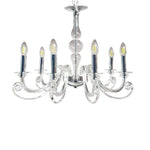 Bailey Street Home - 109-BEL-4974543 - Hawthorne Coppice - 6 Light Chandelier-20.5 Inches Tall and 27.75 Inches Wide