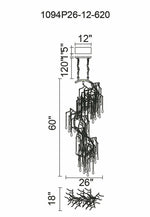 Anita 12 Light Chandelier