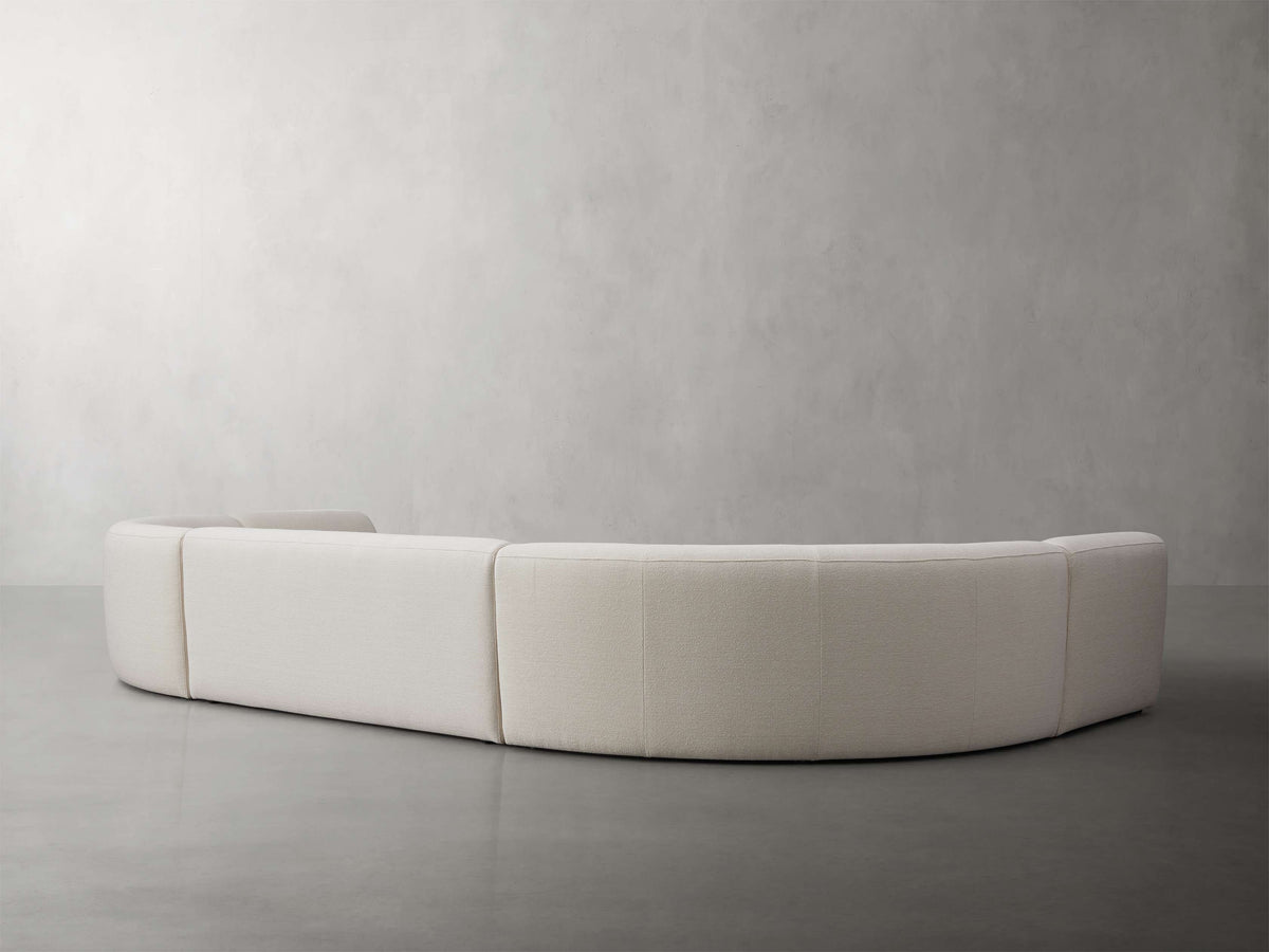 Gianni Five Piece Curved Sectional