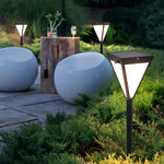 Outdoor Waterproof 2.6w LED Modern Solar Pathway Lights Post Lights