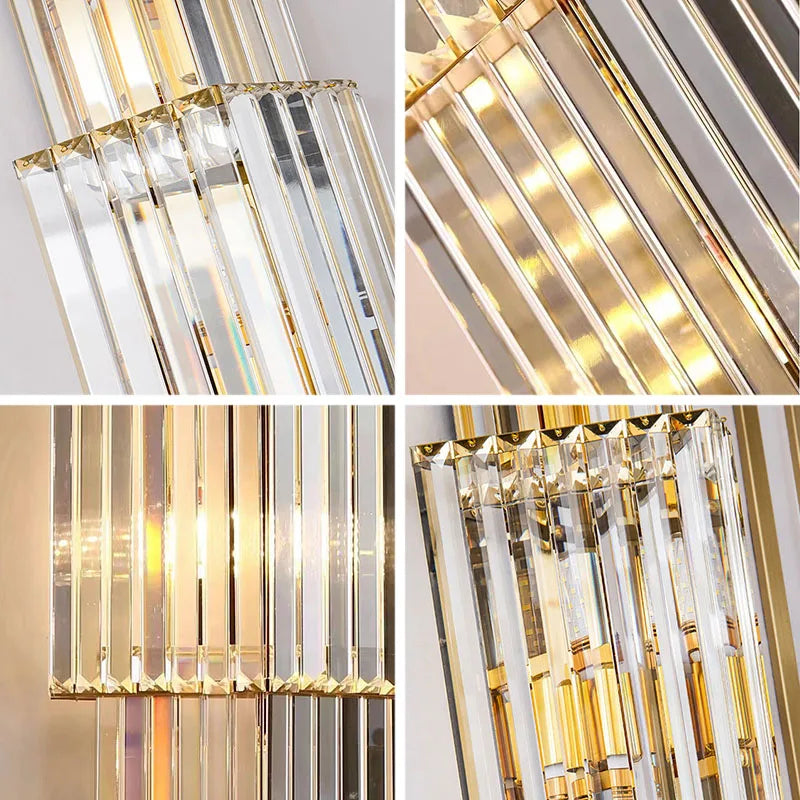 Gio 32" Crystal Sconce
