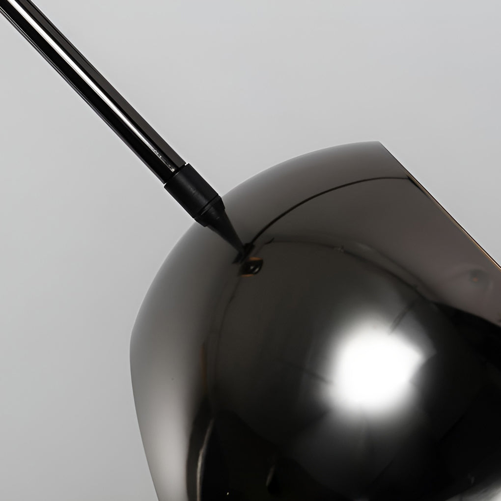 Geometric Linear Electroplating Black Modern Chandelier Hanging Ceiling Lights