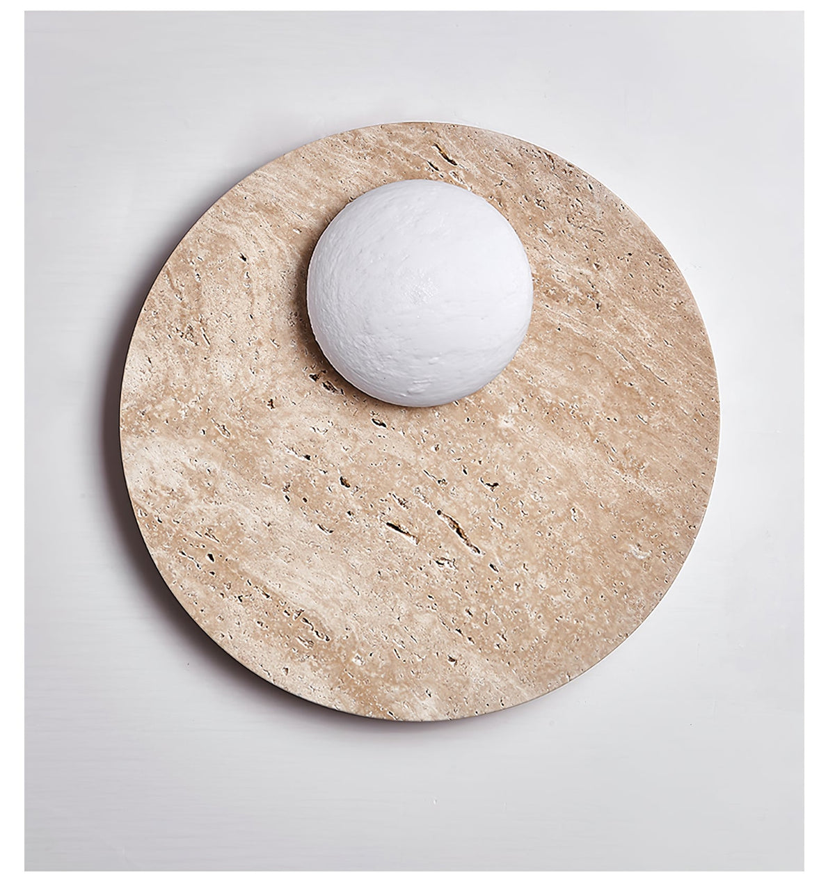 Moonwake Travertine Sconce