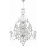 Bailey Street Home - 49-BEL-4955215 - Lindsay Quadrant - 25 Light Chandelier In Traditional Style-61 Inches Tall and 45 Inches Wide