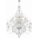Bailey Street Home - 49-BEL-4955215 - Lindsay Quadrant - 25 Light Chandelier In Traditional Style-61 Inches Tall and 45 Inches Wide