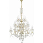 Bailey Street Home - 49-BEL-4955215 - Lindsay Quadrant - 25 Light Chandelier In Traditional Style-61 Inches Tall and 45 Inches Wide