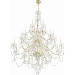 Bailey Street Home - 49-BEL-4955215 - Lindsay Quadrant - 25 Light Chandelier In Traditional Style-61 Inches Tall and 45 Inches Wide