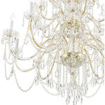 Bailey Street Home - 49-BEL-4955215 - Lindsay Quadrant - 25 Light Chandelier In Traditional Style-61 Inches Tall and 45 Inches Wide