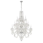 Bailey Street Home - 49-BEL-4955216 - Lindsay Quadrant - 20 Light Chandelier In Traditional Style-52.5 Inches Tall and 37 Inches Wide