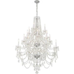 Bailey Street Home - 49-BEL-4955216 - Lindsay Quadrant - 20 Light Chandelier In Traditional Style-52.5 Inches Tall and 37 Inches Wide