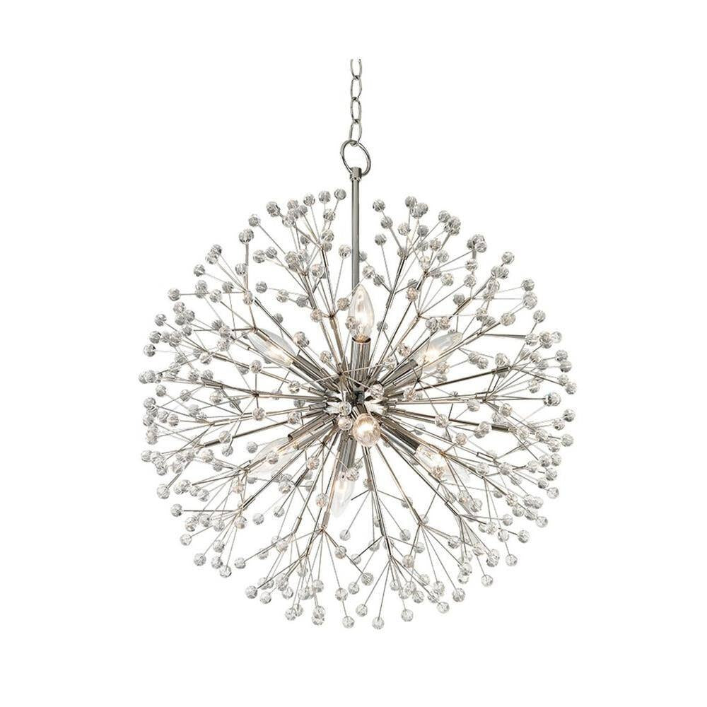 Bailey Street Home - 116-BEL-2120971 - Mid Century Modern Eight Light Chandelier