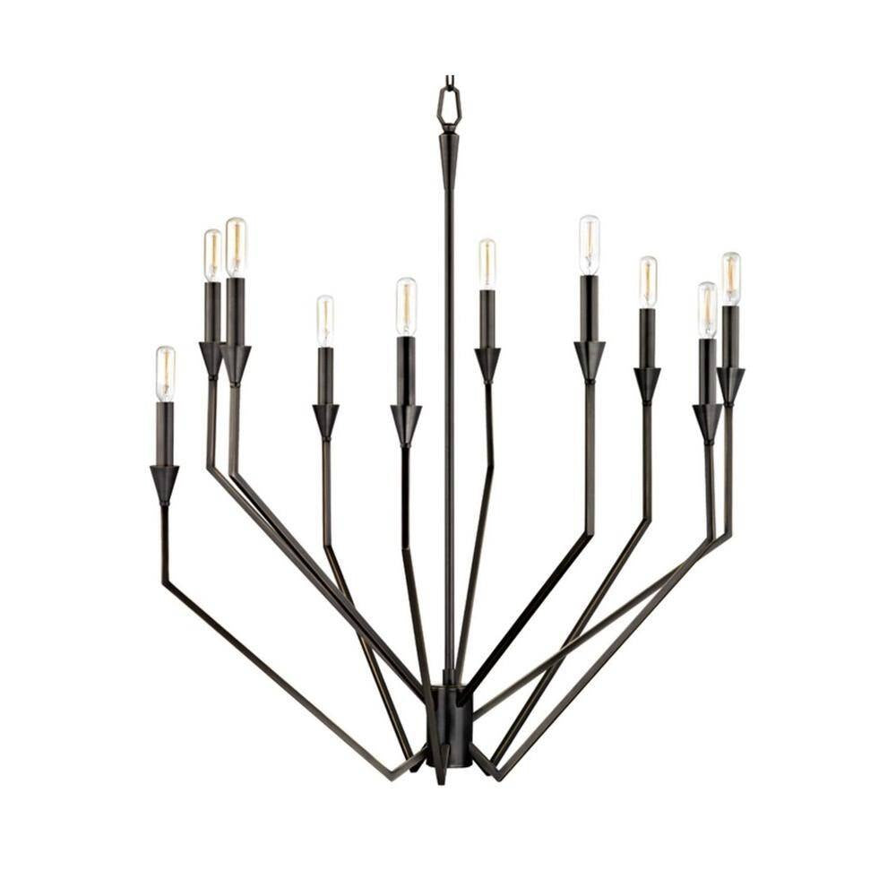 Bailey Street Home - 116-BEL-2121206 - Modern Ten Light Chandelier