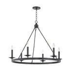 Bailey Street Home - 116-BEL-2972609 - Contemporary Six Light Chandelier