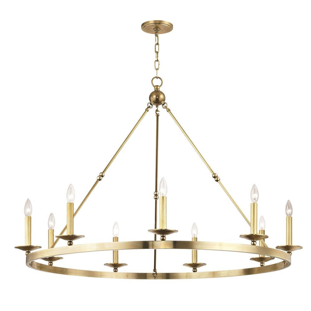 Bailey Street Home - 116-BEL-2972613 - Contemporary Nine Light Chandelier