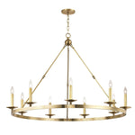 Bailey Street Home - 116-BEL-2972613 - Contemporary Nine Light Chandelier