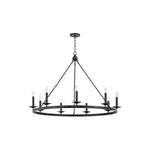 Bailey Street Home - 116-BEL-2972613 - Contemporary Nine Light Chandelier