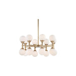 Bailey Street Home - 116-BEL-2972642 - Gainsborough Hill 16-Light LED Chandelier - 27 Inches Wide by 13.5 Inches High