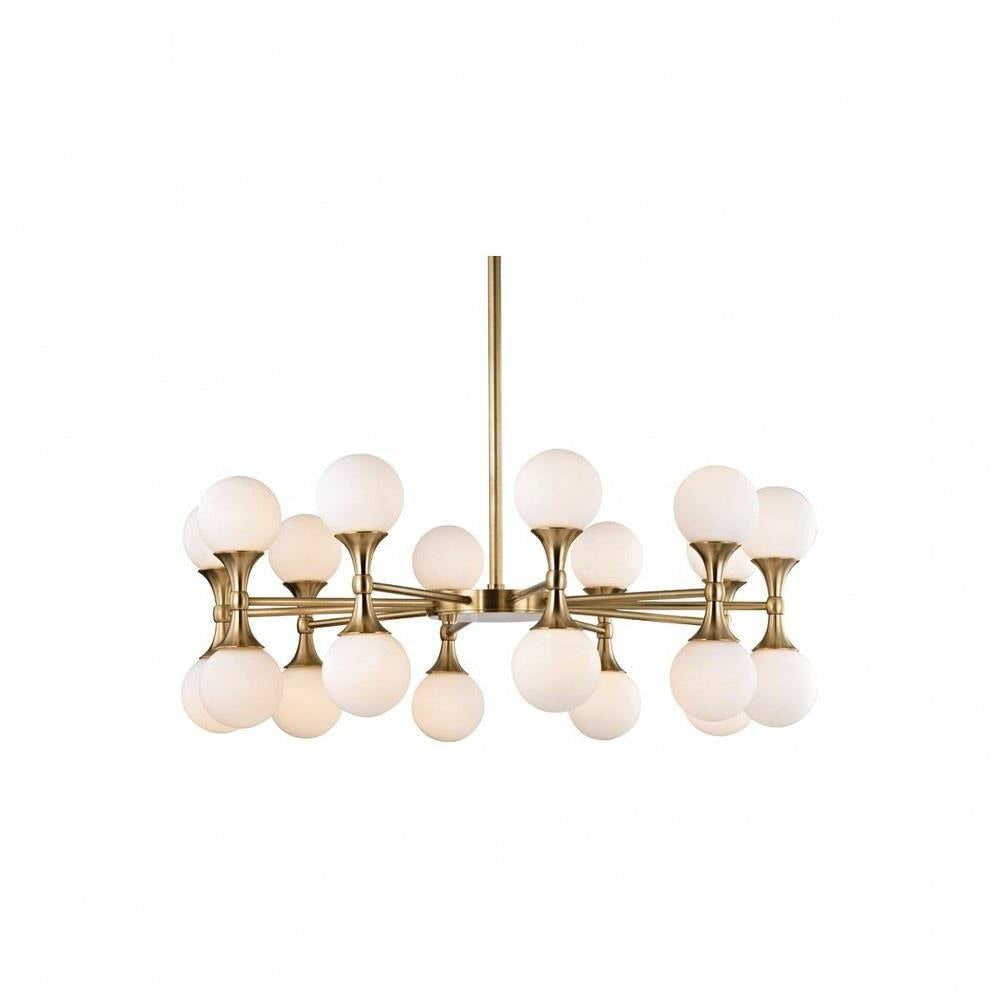 Bailey Street Home - 116-BEL-2972644 - Gainsborough Hill 20-Light LED Chandelier - 36 Inches Wide by 13.5 Inches High