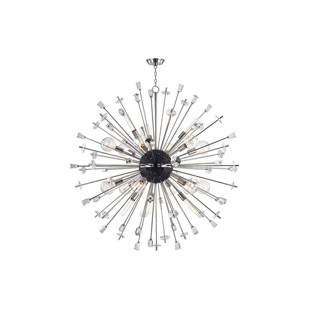Bailey Street Home - 116-BEL-2973100 - Airedale Piece 6-W Chandelier - 60 Inches Wide by 60 Inches High