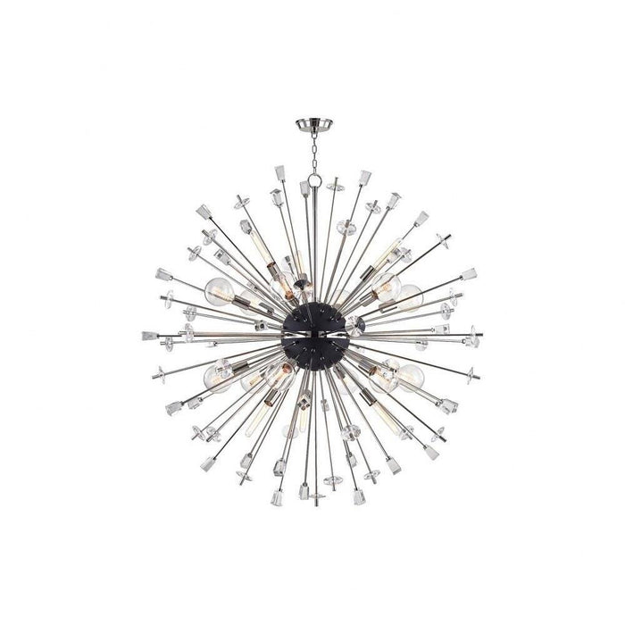 Bailey Street Home - 116-BEL-2973100 - Airedale Piece 6-W Chandelier - 60 Inches Wide by 60 Inches High