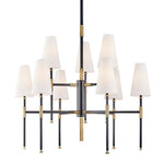 Bailey Street Home - 116-BEL-3365947 - Templegate Close Nine Light Two-Tier Chandelier - 34 Inches Wide by 36 Inches High