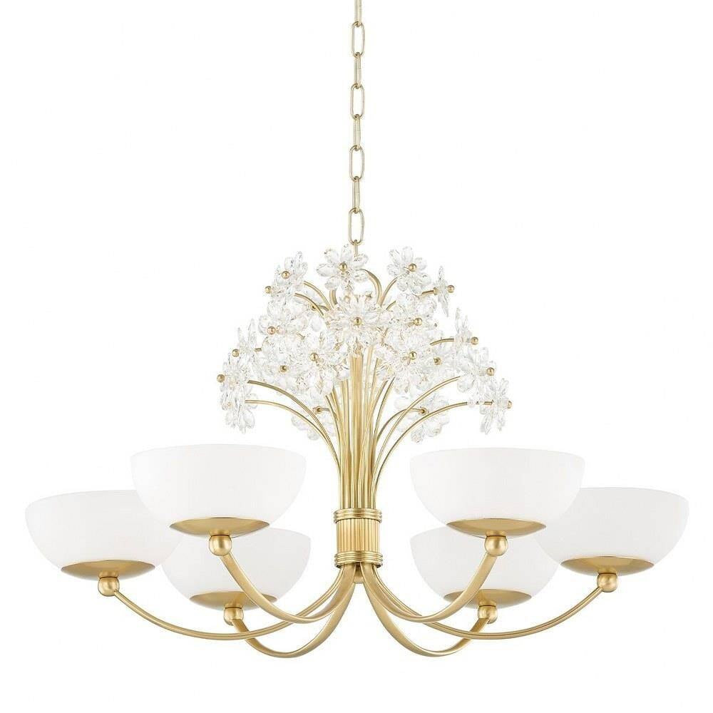 Bailey Street Home - 116-BEL-3827197 - Lord Brae - Six Light Chandelier in Whimsical Style - 30 Inches Wide by 17.25 Inches High