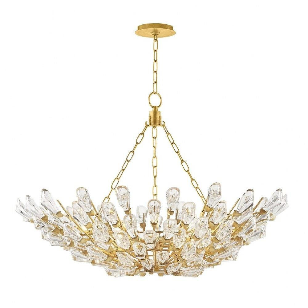 Bailey Street Home - 116-BEL-4182614 - Delph Coppice - 39.75 Inch 9 Light Chandelier in Transitional Style - 39.5 Inches Wide by 20.25 Inches High