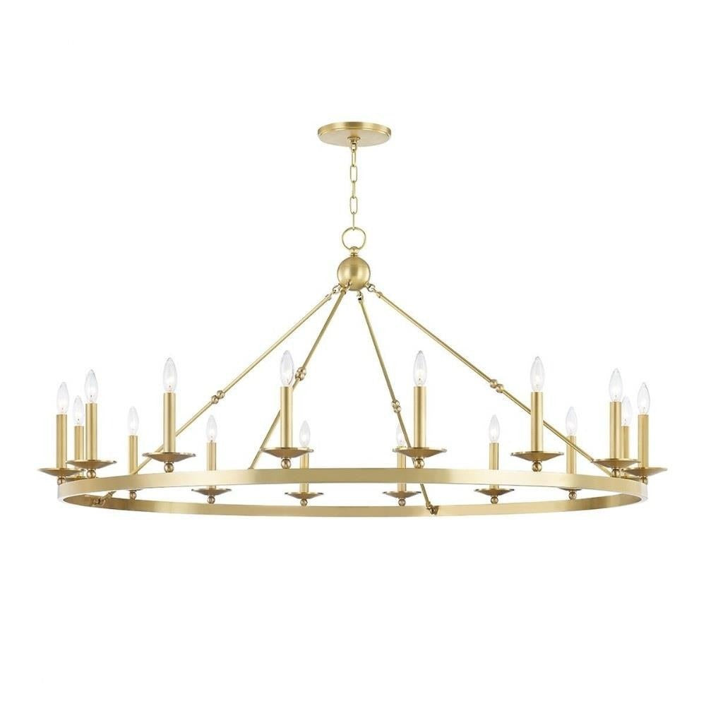 Bailey Street Home - 116-BEL-4313436 - Stirling Isaf - Sixteen Light Chandelier in Transitional Style - 58 Inches Wide by 27.25 Inches High
