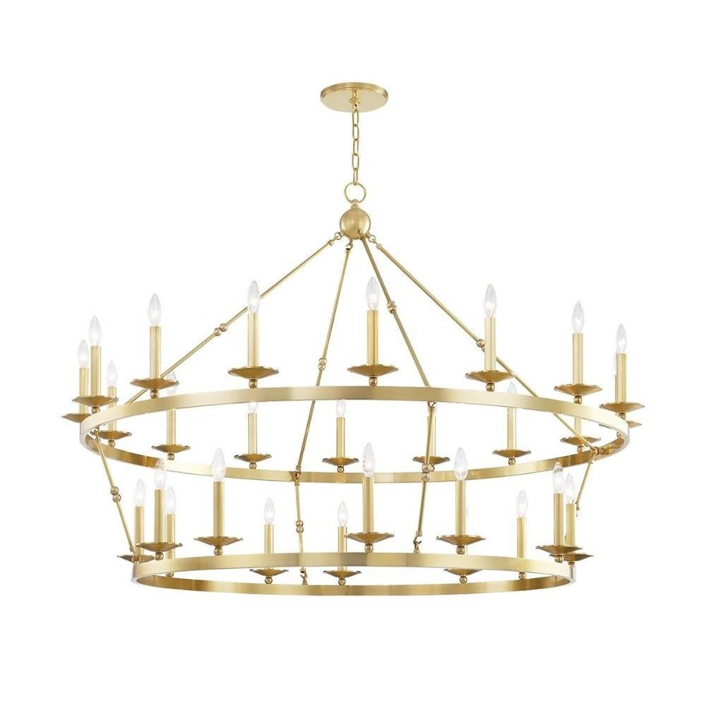 Bailey Street Home - 116-BEL-4313439 - Stirling Isaf - Twenty Eight Light Chandelier in Transitional Style - 58 Inches Wide by 40.75 Inches High