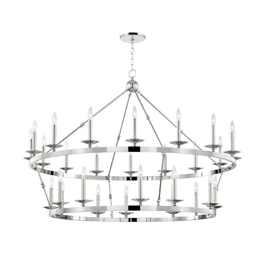Bailey Street Home - 116-BEL-4313439 - Stirling Isaf - Twenty Eight Light Chandelier in Transitional Style - 58 Inches Wide by 40.75 Inches High