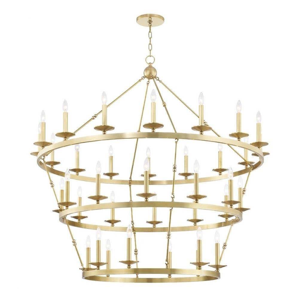 Bailey Street Home - 116-BEL-4313442 - Stirling Isaf - Thirty Six Light Chandelier in Transitional Style - 58 Inches Wide by 54.25 Inches High