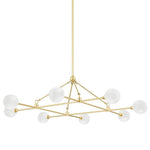 Bailey Street Home - 116-BEL-4885760 - Back Gait - 32W 8 LED Chandelier-18.25 Inches Tall and 46 Inches Wide