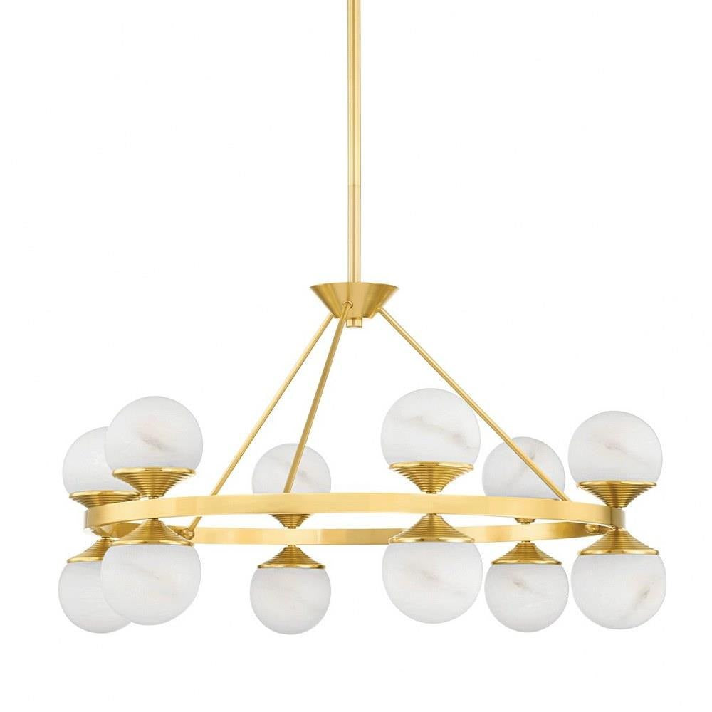 Bailey Street Home - 116-BEL-4885822 - Carey Orchards - 48W 12 LED Chandelier-18.75 Inches Tall and 34 Inches Wide