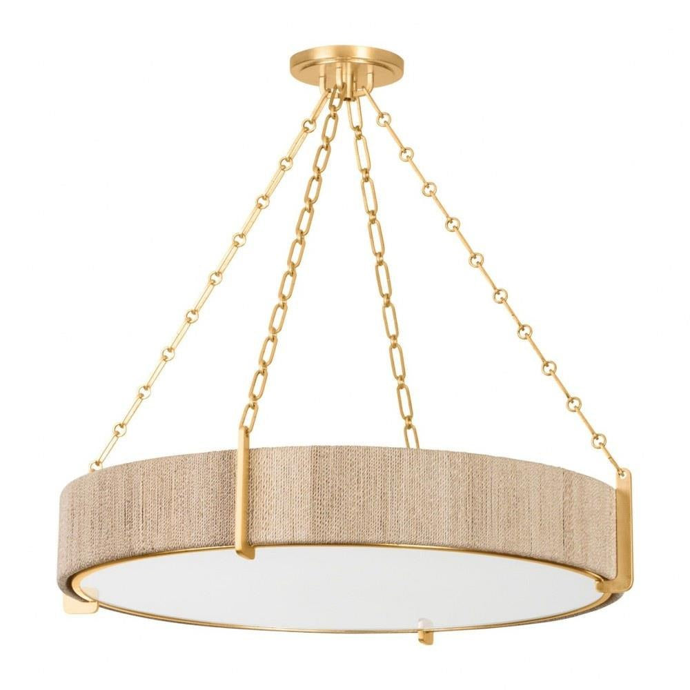 Bailey Street Home - 116-BEL-5094226 - Lime Mews - 6 Light Chandelier-6.25 Inches Tall and 30.75 Inches Wide