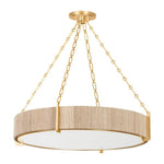 Bailey Street Home - 116-BEL-5094226 - Lime Mews - 6 Light Chandelier-6.25 Inches Tall and 30.75 Inches Wide