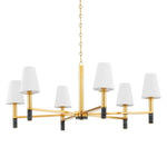 Bailey Street Home - 116-BEL-5095791 - Abbey Path - 6 Light Chandelier-17.25 Inches Tall and 40 Inches Wide