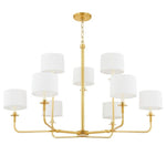Bailey Street Home - 116-BEL-5096063 - Farley Quadrant - 1 Light Chandelier-29.5 Inches Tall and 48 Inches Wide