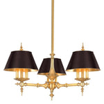 Bailey Street Home - 116-BEL-673886 - Traditional Nine Light Chandelier in Aged Brass Finish