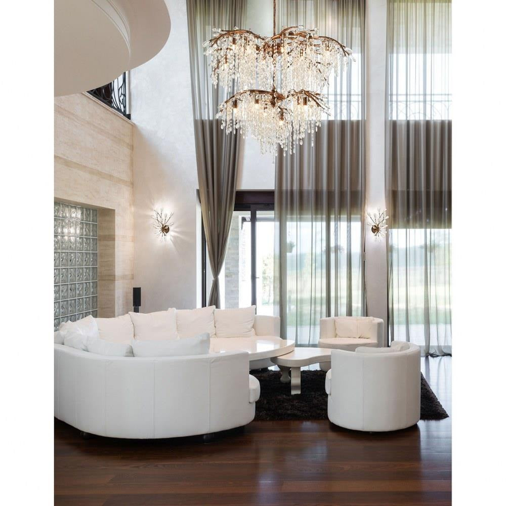 Bailey Street Home - 2499-BEL-2118799 - Traditional Shabby Chic Eighteen Light Chandelier in Spanish Bronze Finish
