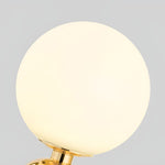 Modern Big Glass Global Ball LED Accent Table Lamp