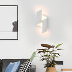 2pcs Symmetrical Creative Up And Down Lighting Modern Wall Light Fixture