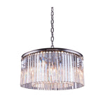 Sydney Polished Nickel Thirty-One-Inch Pendant with Royal Cut Clear Crystals