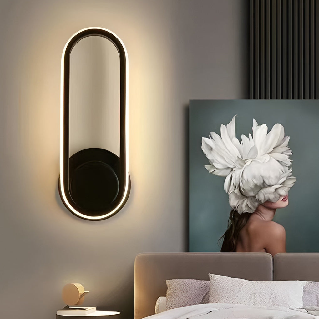 330° Rotatable Rounded Rectangular LED Nordic Wall Lamp Wall Sconce Li ...