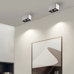 Square Adjustable Lamp Head Three Step Dimming LED Ceiling Grille Light