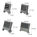 Aluminium Square LEDFlood Light, 12W/18W/24W/36W