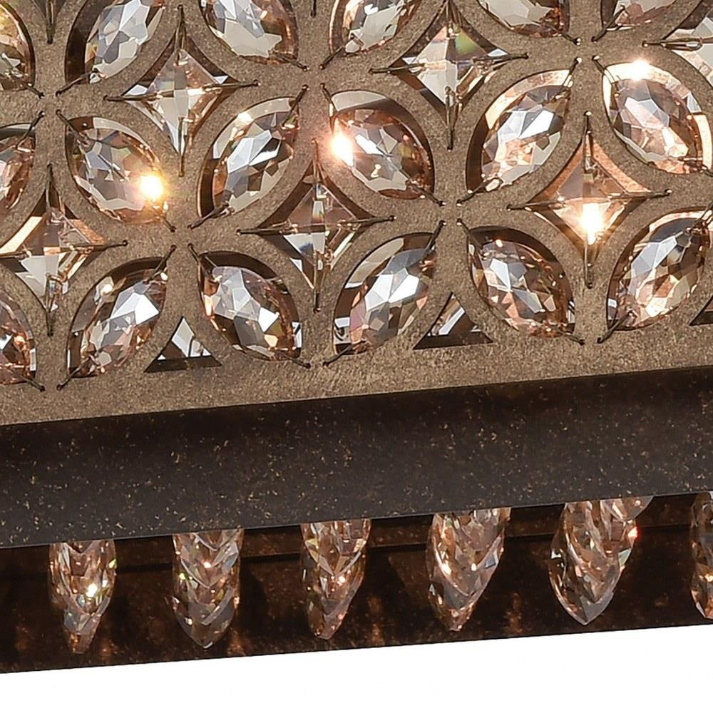 Elk Home - 12165/8 - Rosslyn - 8 Light Chandelier in Traditional Style with Luxe/Glam and Mid-Century Modern inspirations - 9 Inches tall and 40 inches wide
